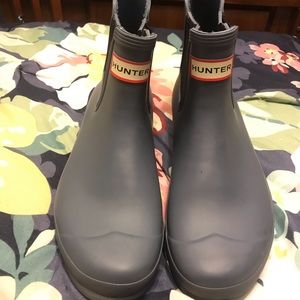 Hunter rain boots booties